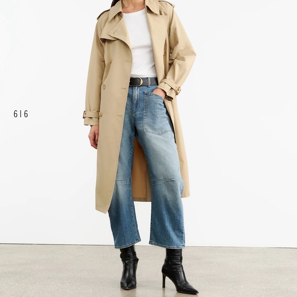 Nili Lotan Shon Mid-Rise Stretch Barrel Denim - Picture 13 of 13